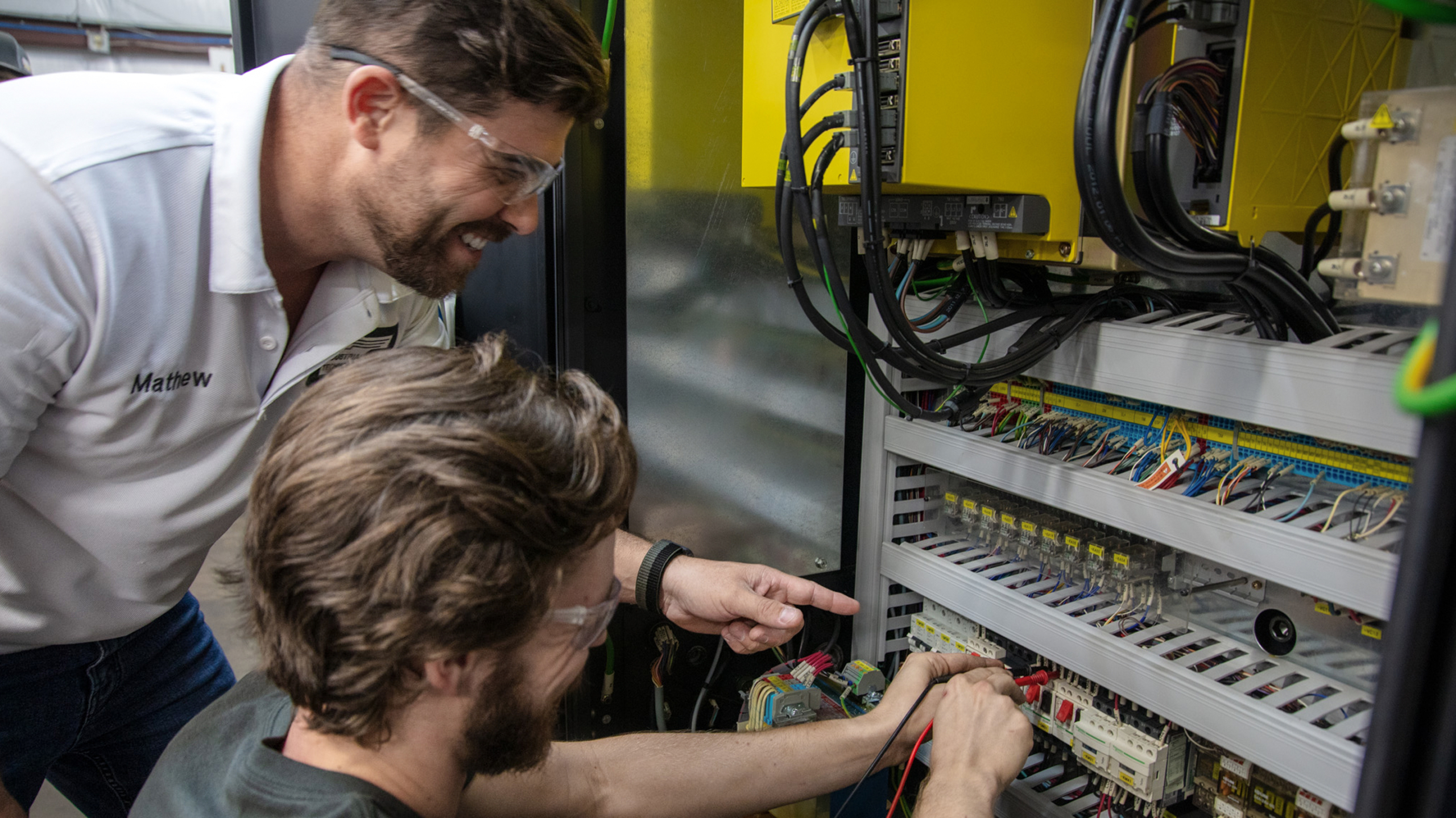 Featured - Advanced Manufacturing | TSTC graduate always dreamed of business ownership feature Mathew Joseph with Vincent scaled - Featured - Advanced Manufacturing | TSTC graduate always dreamed of business ownership