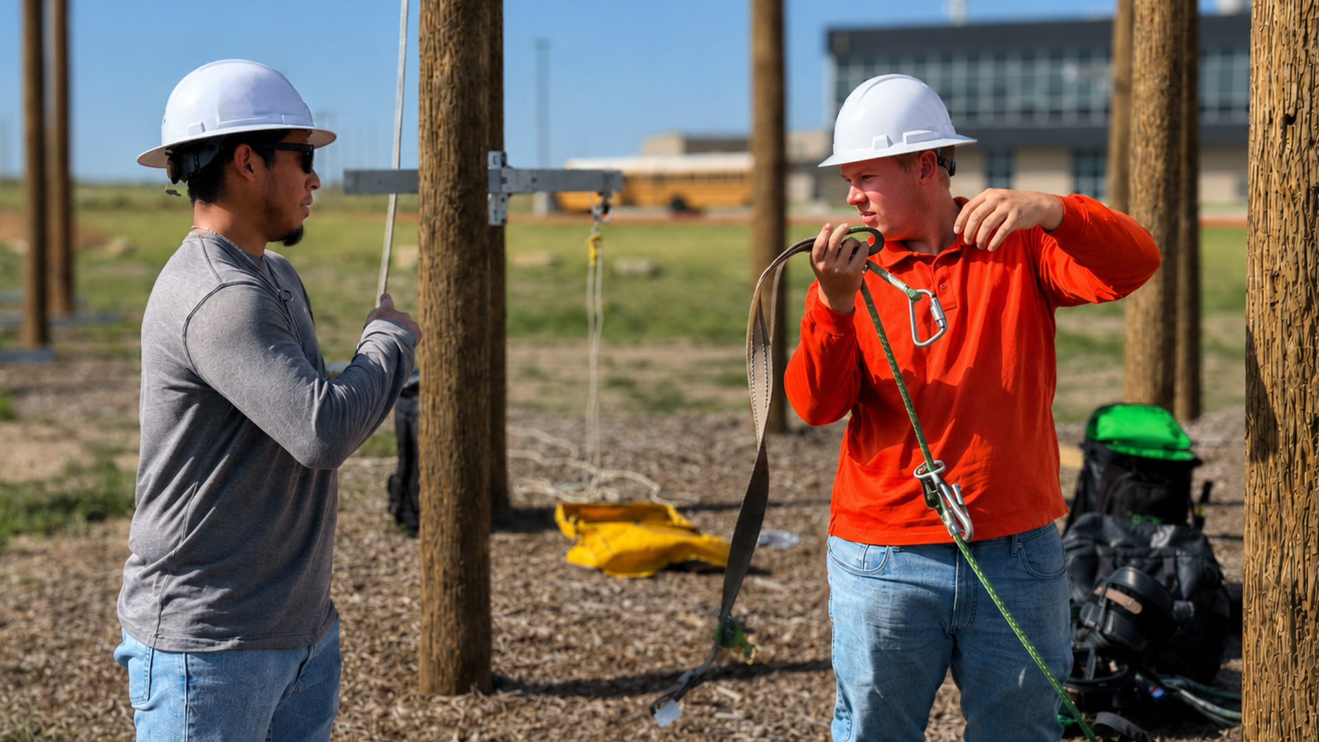 feature elw ballard02 - Featured | Ballard proves communication is no obstacle in Electrical Lineworker program
