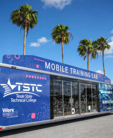 Texas State Technical College’s Advanced Manufacturing mobile training lab, will travel across Texas to deliver hands-on technical training tailored to employers’ workforce needs.