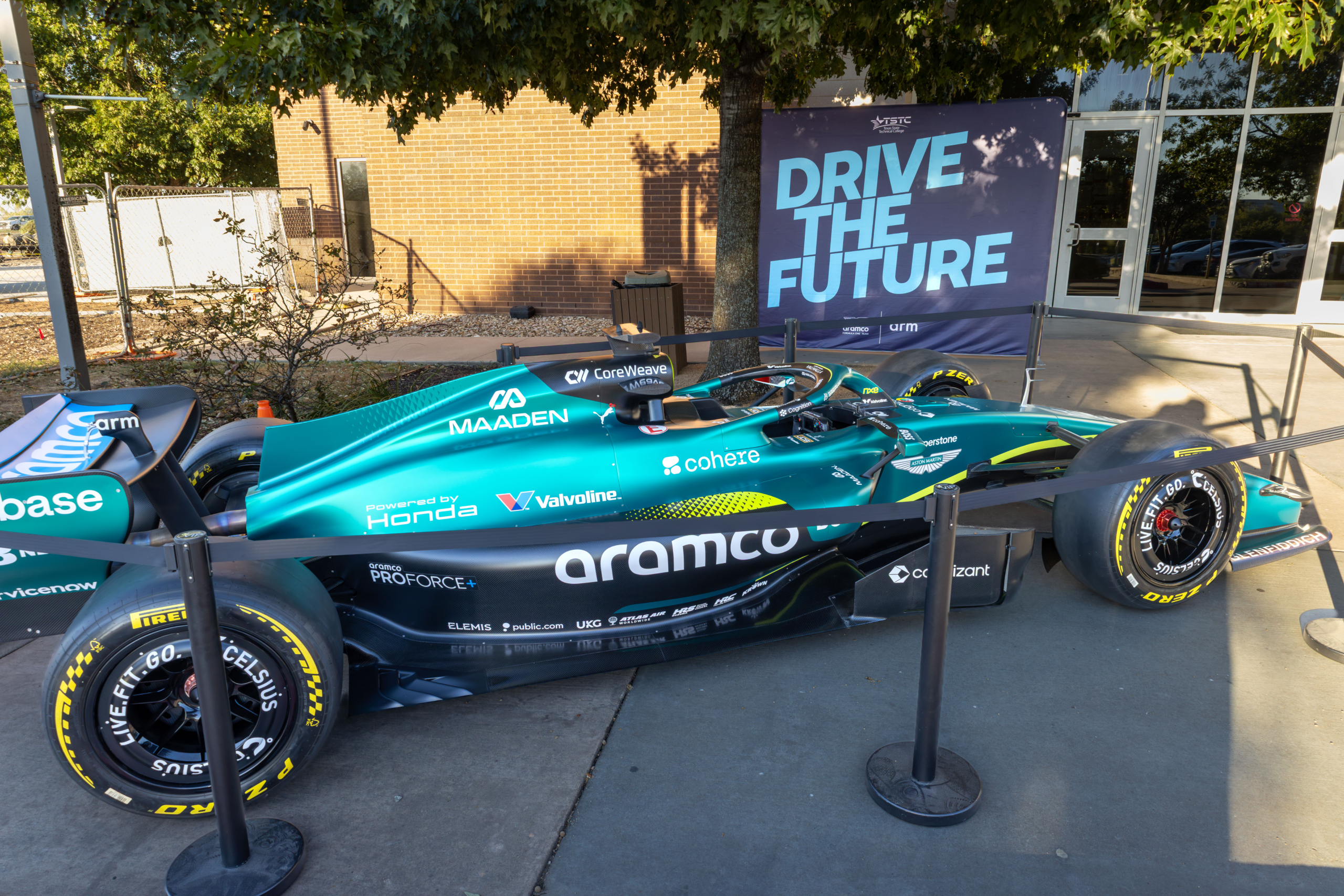 TSTC, Aston Martin F1 Team and Arm 'Drive the Future' at Williamson County STEM Event DRIVE THE FUTURE 3 scaled - TSTC, Aston Martin F1 Team and Arm 'Drive the Future' at Williamson County STEM Event
